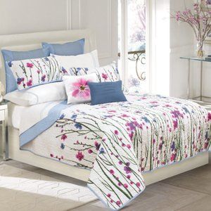 New Floral 3-Piece Quilt Set • Reversible • KING